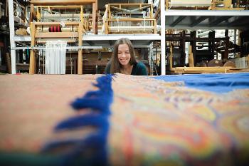 A visitor explores Paisley's Secret Collection