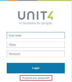 Log in screen for Business World (Unit 4)