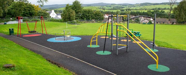 Howwood Park upgraded play area