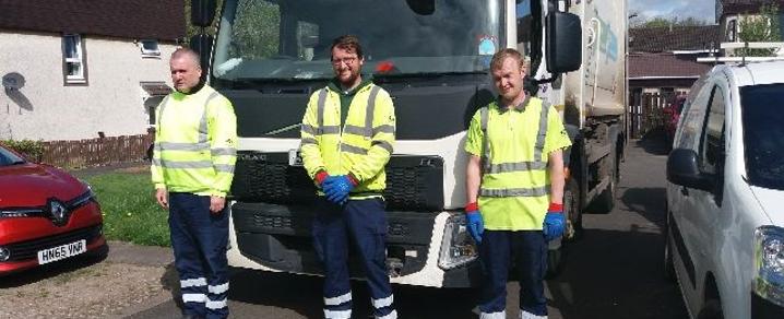 Waste collection team