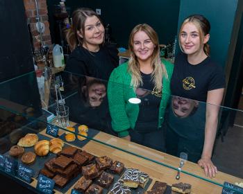 Coffee Jam team behind the counter