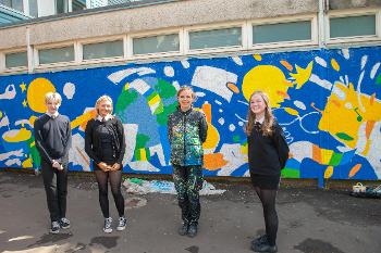 Castlehead School of Creativity mural