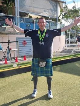 Image of John Fox with his IBBA medals