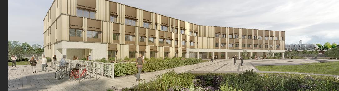 Paisley Grammar School Community Campus pupils entrance