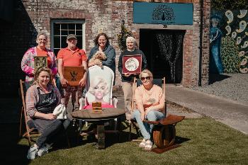 Group photo of the makers at Restoration & Creation