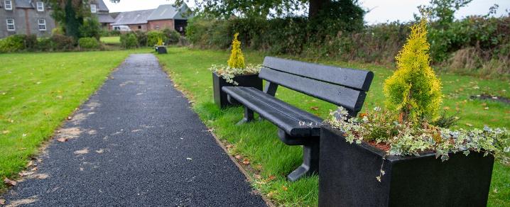 Benches at Ferry Road in Bishopton