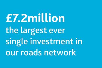 £7.2m roads investment