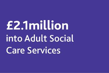 £2.1m adult social care