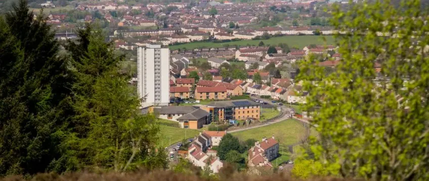 View of Paisley from Gleniffer Braes