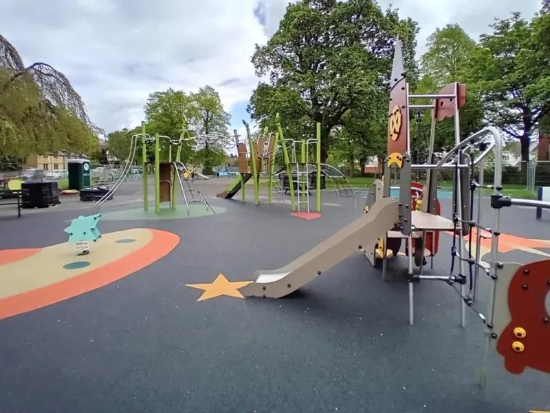 Play park at Brodie Park, Paisley