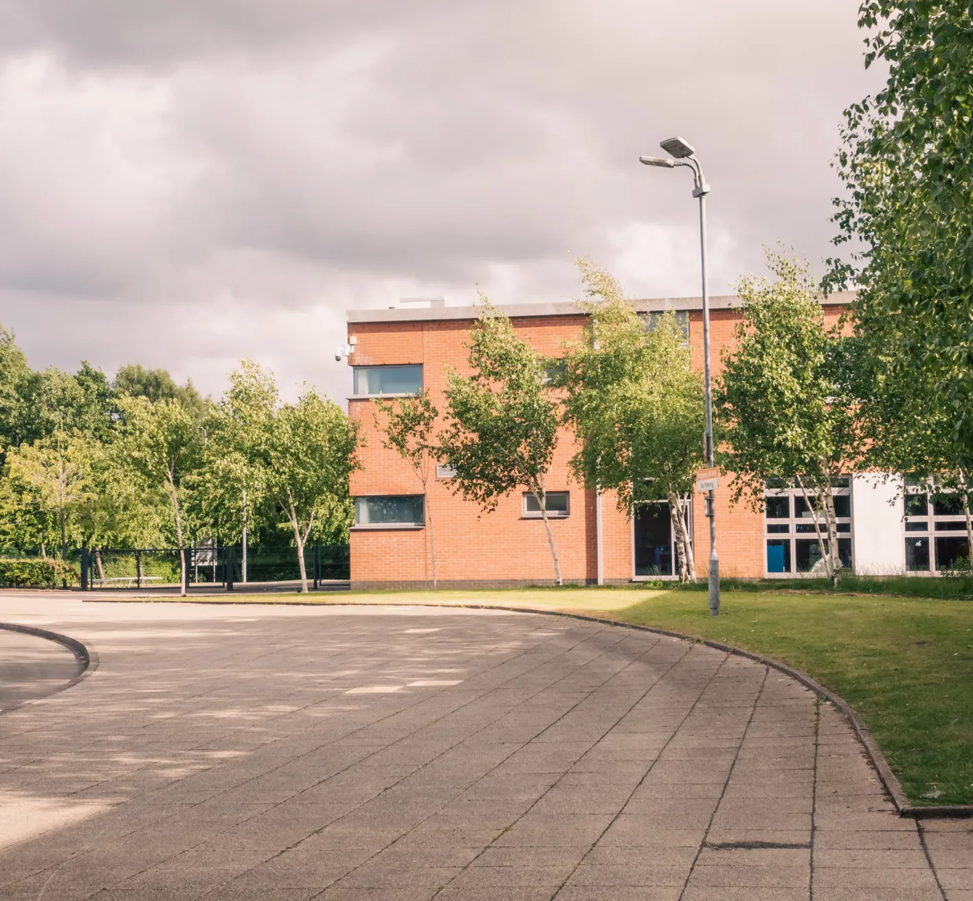 Exterior of Cochrane Castle Primary School in Johnstone
