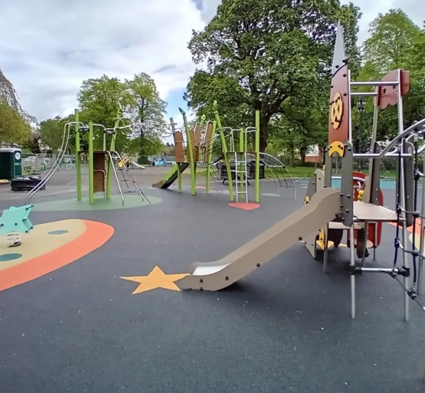 Play park at Brodie Park, Paisley