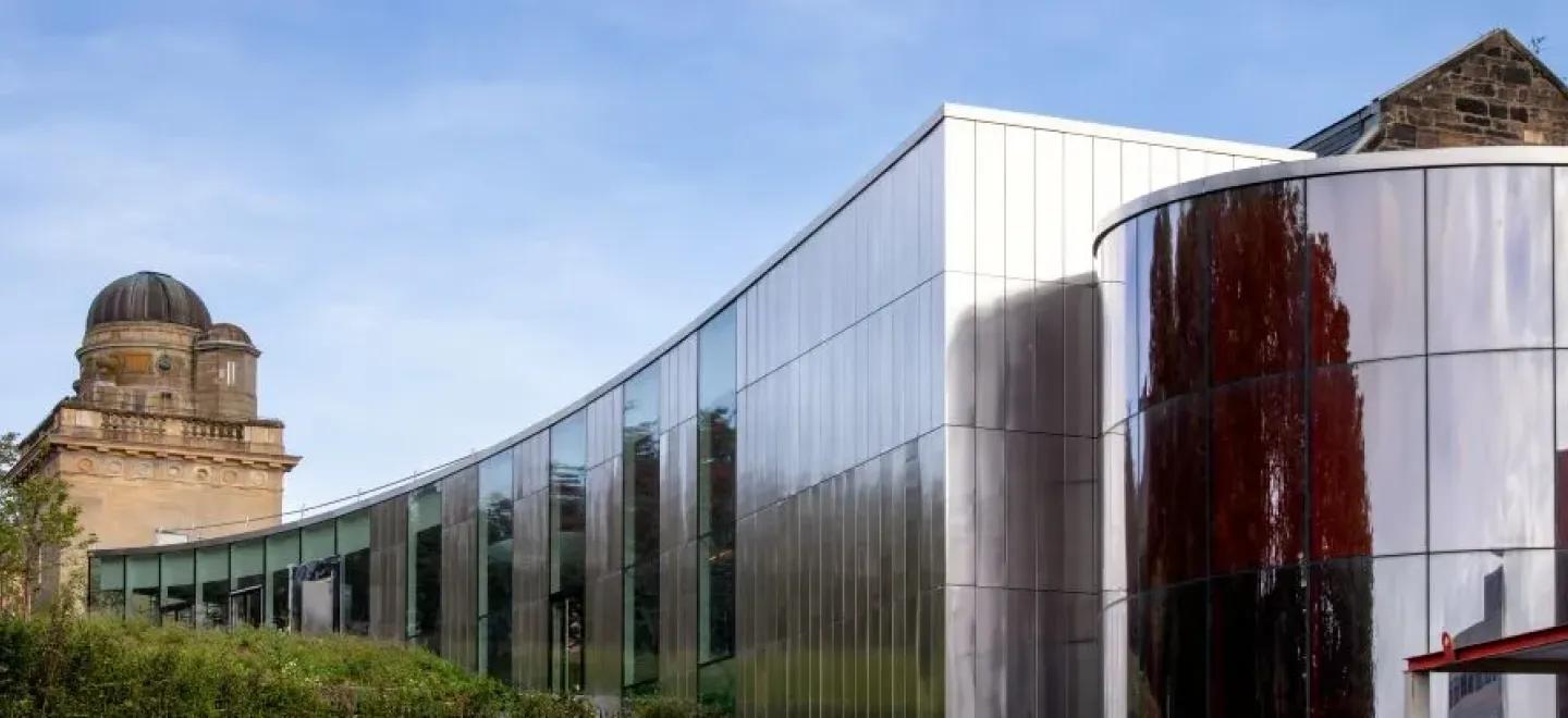 View from street of the front of Paisley Museum