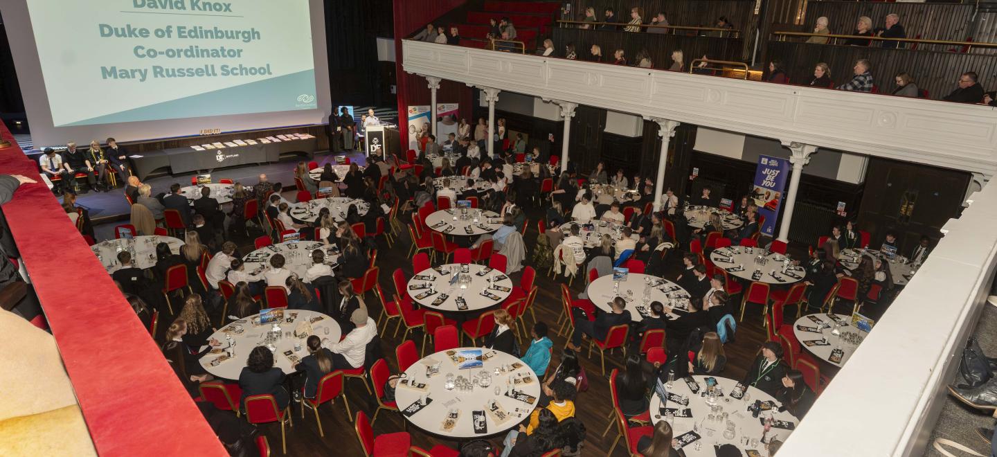 Duke of Edinburgh Award Ceremony at Paisley Town Hall